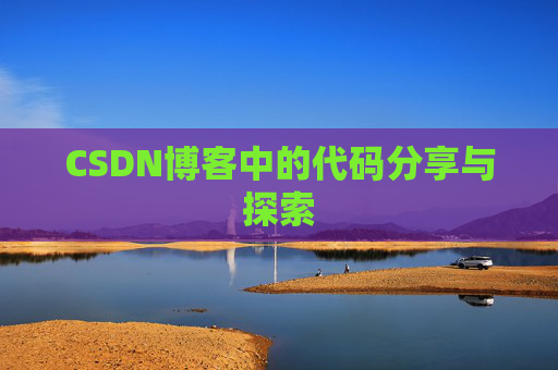 CSDN博客中的代码分享与探索